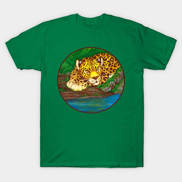 Lounging Leopards T-Shirt by TaksArt